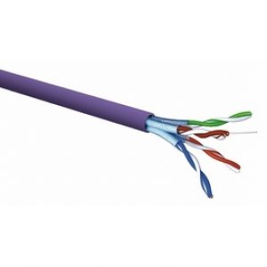 Câble réseau informatique Cat6A supérieur U/FTP 2×4 gaine LSZH 500m