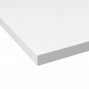 Chant Plan De Travail Blanc Extra Mat N104 Bande De Chant Cuisine L304 X L45 X E01 Cm Planeko