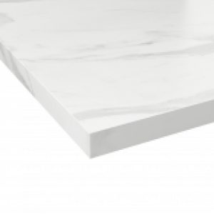 Chant Plan De Travail Marbre Blanc N308 Bande De Chant Cuisine L304 X L45 X E01 Cm Planeko