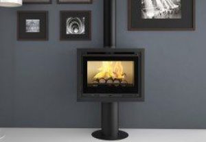 Cheminée Poêle à Bois à Double Combustion 12,5 kW M-204