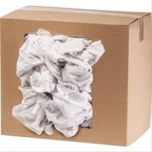 Chiffon blanc en coton, 10kg