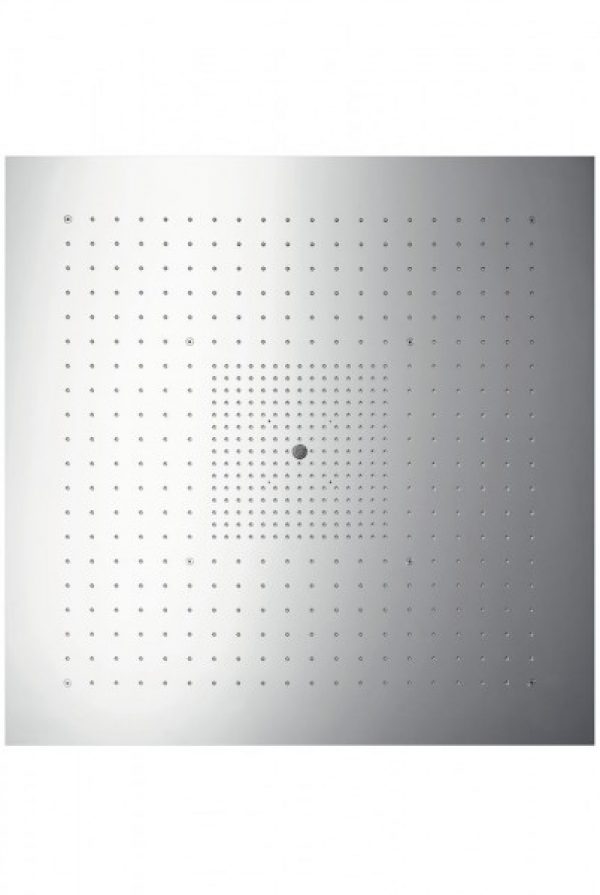 Ciel de Pluie Encastrable Axor Starck AIR 970x970mm Ø17mm jet laminaire 3 jets Chromé