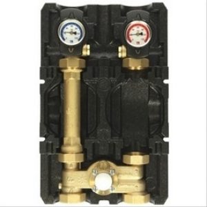 Circuit de chauffage K33 Ø25 mélangeur 3 voies + bypass avec pompe Grundfos Alpha2 25-60