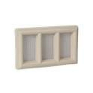 Claustra PVC : Rectangulaire 215×130, sable