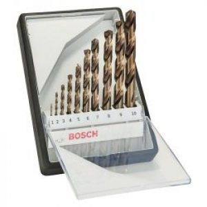 Coffret De 10 Forets A Metaux Hss G Bosch 2607010535 Robust Line