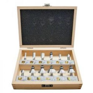 Coffret De 12 Fraises A Bois Makita D 53556 Pour Defonceuse Queue 8Mm