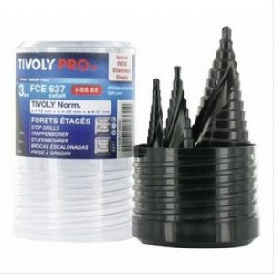 Coffret de 3 forets coniques étagés – TIVOLY