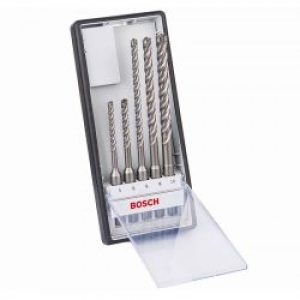 Coffret De 5 Forets Sds Plus 7X Bosch 2608576199 Robust Line Pour Perforateur