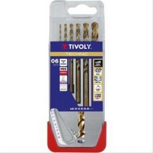 Coffret de 6 forets Technic SLR gradués ø 2-3-4-5-6-8 mm – Tivoly