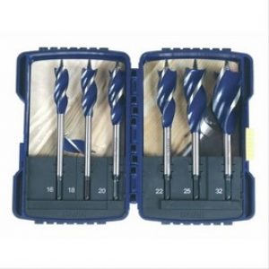 Coffret de 6 mèches à bois Blue Groove 6X Irwin L=165mm – IRWIN