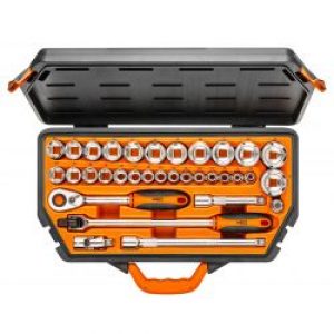 Coffret De Douilles Et Accessoires 1 2 Neo Tools 08 618 33 Pieces