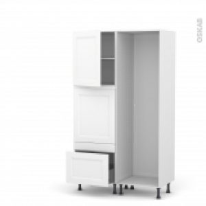 Colonne De Cuisine Lave Vaisselle Full Integrable Static Blanc L60 X H195 X P58 Cm