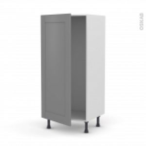 Colonne De Cuisine N27 Armoire Frigo Encastrable Filipen Gris 1 Porte L60 X H125 X P58 Cm