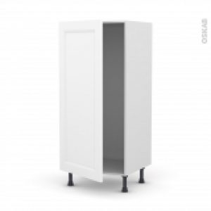 Colonne De Cuisine N27 Armoire Frigo Encastrable Static Blanc 1 Porte L60 X H125 X P58 Cm