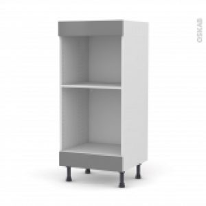 Colonne De Cuisine N3 Fourmo Encastrable Niche 45 Filipen Gris L60 X H125 X P58 Cm