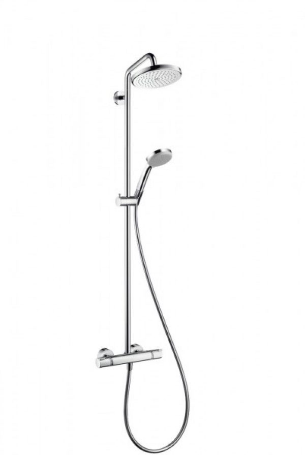 Colonne de Douche Hansgrohe Croma 220 avec Bras de Douche 400mm 27185000