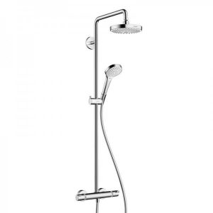 Colonne de Douche Hansgrohe Croma Select S 2 jets Blanc/Chromé 180