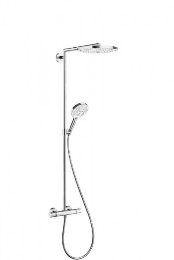 Colonne de Douche Hansgrohe Raindance Select S 2 jets blanc/Chromé 300