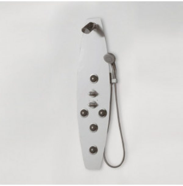 COLONNE DE DOUCHE HYDROMASSAGE EN ALUMINIUM MODÈLE DISCO