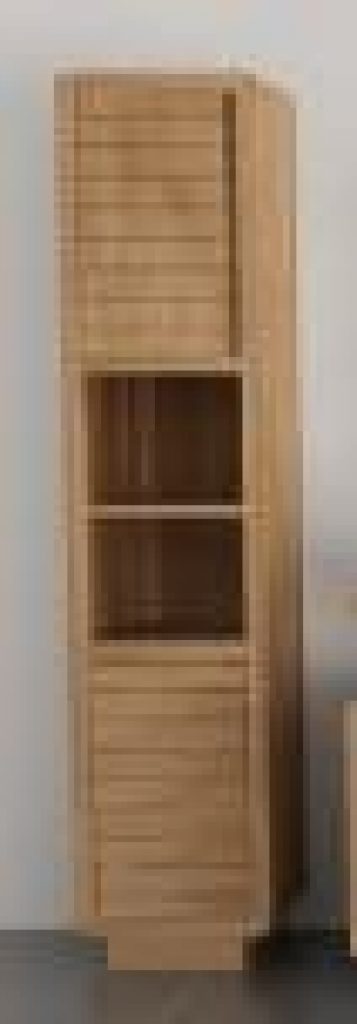 Colonne de salle de bain Ecume en teck H180