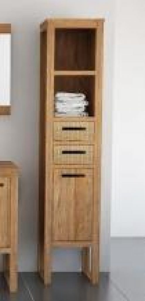 Colonne de salle de bain Samba en teck