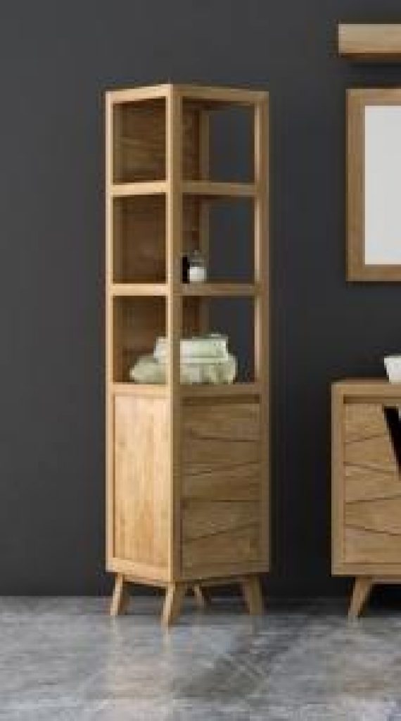 Colonne de salle de bains ZENA teck