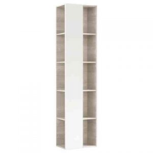 Colonne Salle de Bain Geberit Citterio Façade miroir 8 étagères 400x1600x250mm