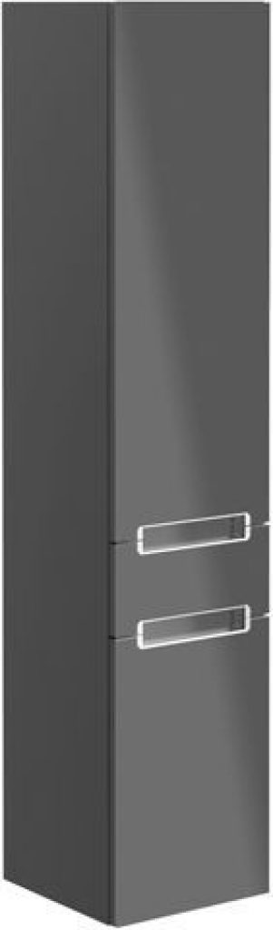 Colonne Salle de Bain Villeroy et Boch Vivia 400x1650x250 mm Noir laqué mat B05800PD