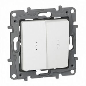 Commande multifonctions double lumineux Niloé Legrand 664714