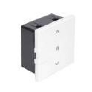 Commande volet roulant 3 boutons encastré Casual Blanc Brillant