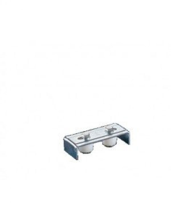 COMUNELLO – Plaque guide grille zinguée Ø35mm – 247