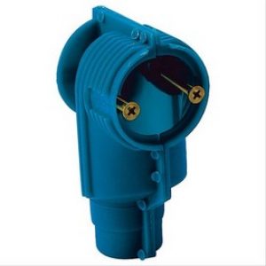 Coquille PVC vide pour coude cloison PER à compression