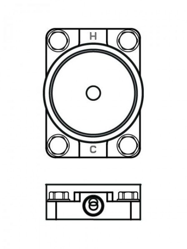 Corps d’Encastrement Ideal Standard Melange pour robinetterie baignoire