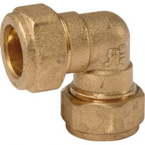 Coude biconique olive pour cuivre Ø16