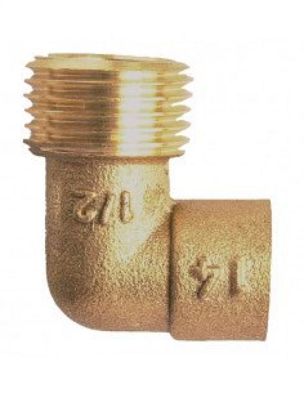 Coude fer-cuivre mâle