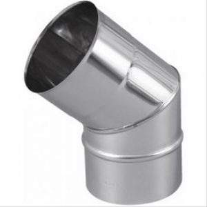 Coude TEN ouvert BR 45° à 2 parties Ø139 – TEN