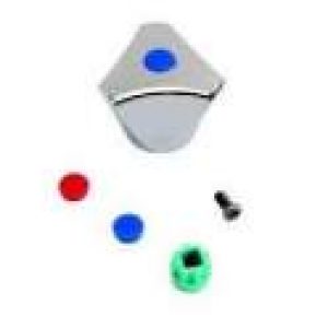 Croisillon laiton chromé