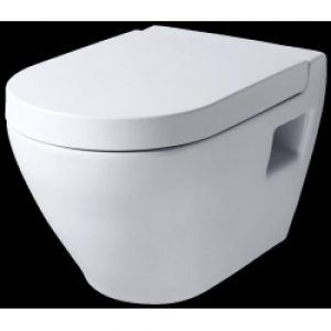 Cuvette suspendue avec abattant magnétique