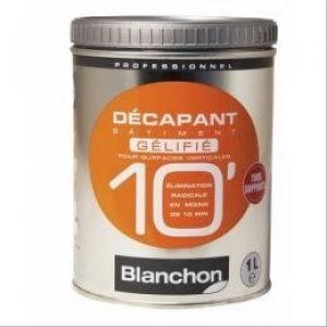 Décapant bâtiment gélifié 10&prime; Blanchon 1L – BLANCHON