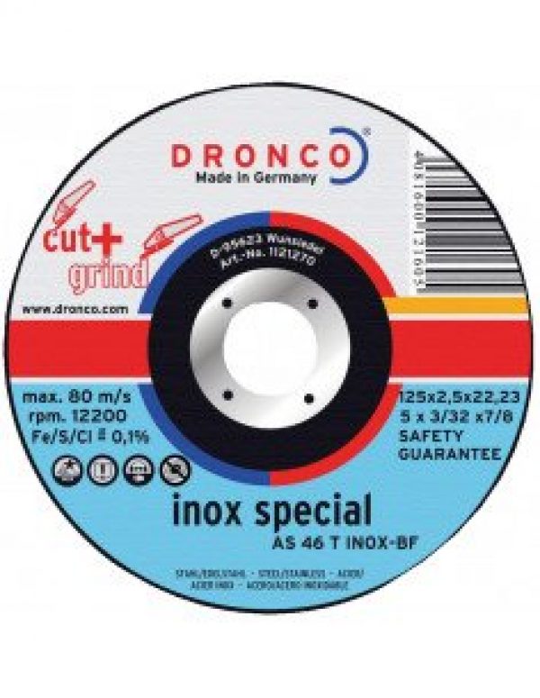 Disque Combiné 2 en 1 à tronçonner l’inox CUT + GRIND AS 46 T