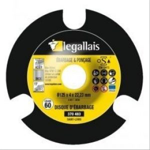 Disque d&rsquo;ébarbage Saint Louis P-Pro pour acier/inox Ø125mm grain 60 – boîte de 10