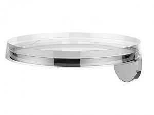 Disque d&rsquo;étagère mural transparent Laufen Kartell (H3853330040001)