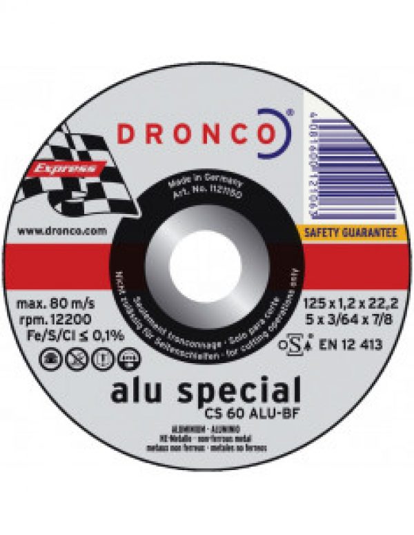 Disque à tronçonner l’aluminium CS60