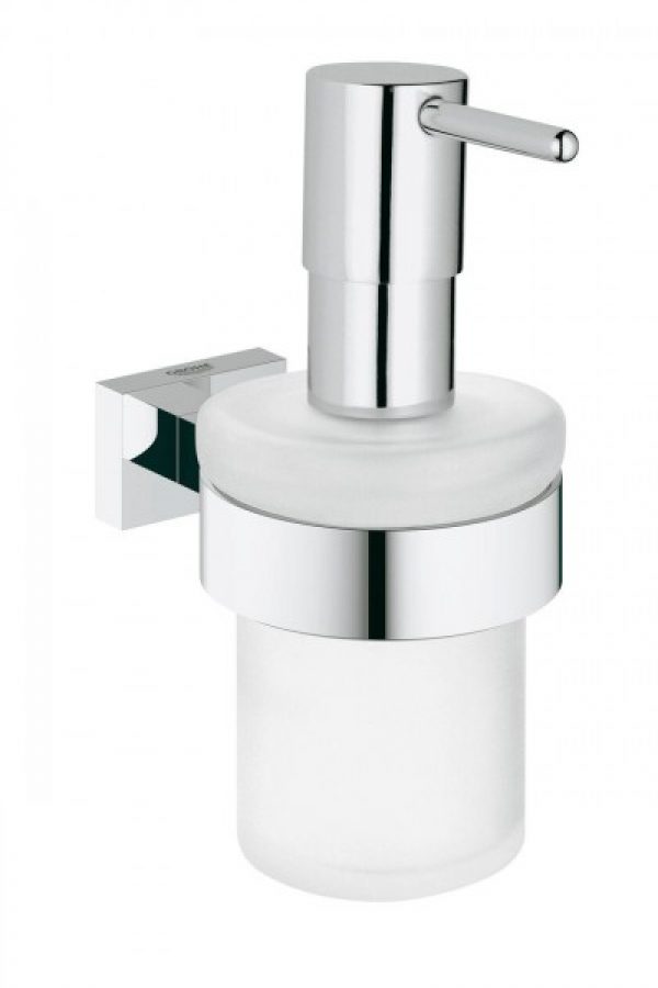 Distributeur de Savon Mural Grohe Essentials Cube avec support