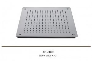 Douche de tête de plafond, douche pluie,50x50cm, carrée, DPG5005