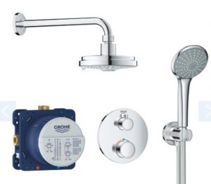Douche Encastrable Grohe Cosmopolitan 160 286mm Chromé