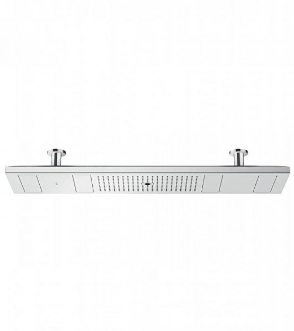 Douche Plafond Axor Showerheaven avec éclairage 1200x30mm 4 jets Chromé 10629000