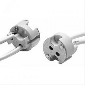 Douille G5,3/GX5,3/GX6,35/GZ6,35 max 10A 180°C câble silicone 160mm Orbitec – Orbitec