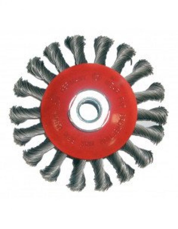 DRONCO – Brosse 100 mm conique à fils tressés en acier – M14 -…