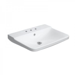 Duravit P3 Comforts Lavabo Suspendu ou Colonne 650 x 500 mm (233165)